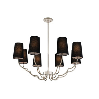 Sophia Eight Light Chandelier in Polished Nickel (33|514373PN)