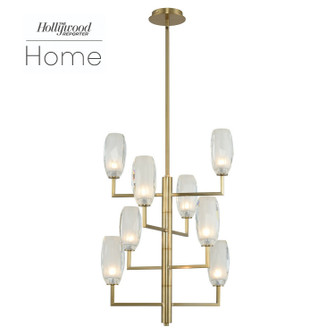 June LED Foyer Chandelier in Winter Brass (33|511550WB)