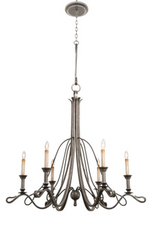 Keller Six Light Chandelier in Vintage Iron (33|5106VI)