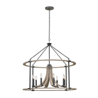 Middleton Eight Light Pendant in Natural Iron (33|506653NI)