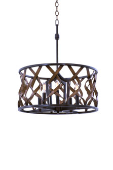 Soho Five Light Pendant in Milk Chocolate (33|501851MC)