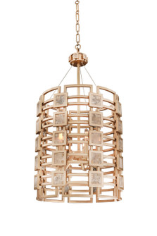 Metropolis Five Light Foyer Pendant in Modern Gold (33|500650MG)
