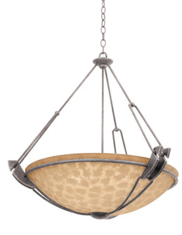 Grande Six Light Pendant in Country Iron (33|4847CIECRU)