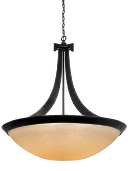 Copenhagen Six Light Pendant in Black (33|4348BANTQ)