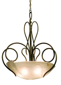 Tribecca Five Light Pendant in Antique Copper (33|4306ACANTQ)