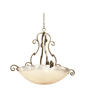 Ibiza Six Light Pendant in Antique Copper (33|4243ACANTQ)