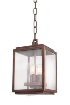 Chester Outdoor Four Light Pendant in Copper Patina (33|403850CP)