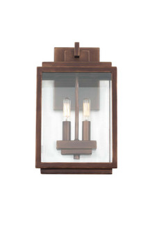 Chester Outdoor Two Light Wall Bracket in Copper Patina (33|403821CP)
