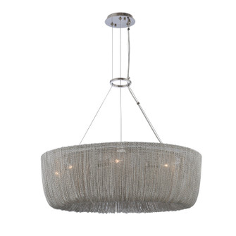 Genevieve Nine Light Pendant in Polished Nickel (33|316950PN)