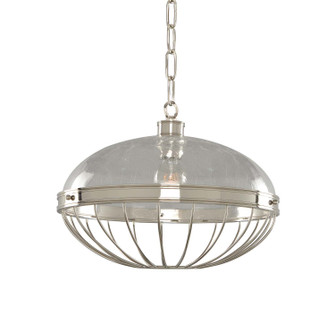 Montauk One Light Pendant in Polished Nickel (33|311354PN)