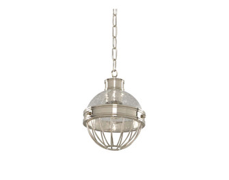 Montauk One Light Mini Pendant in Polished Nickel (33|311350PN)