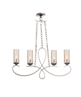 Grayson Four Light Island Pendant in Pearl Silver (33|2669PS1100)