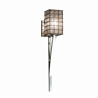 Wire Glass One Light Wall Sconce in Brushed Nickel (102|WGL879115GRCBNCKL)