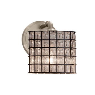 Wire Glass One Light Wall Sconce in Brushed Nickel (102|WGL846730GRCBNCKL)