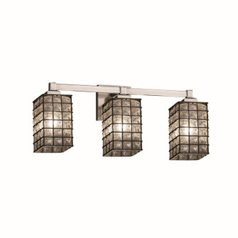 Wire Glass LED Bath Bar in Brushed Nickel (102|WGL843315GRCBNCKLLED32100)