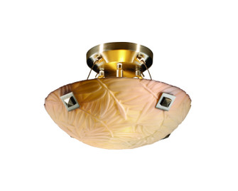 Porcelina Two Light Semi-Flush Mount in Brushed Nickel (102|PNA965035BMBONCKLF6)