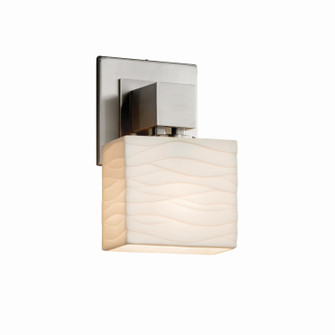 Porcelina LED Wall Sconce in Matte Black (102|PNA870755WAVEMBLKLED1700)