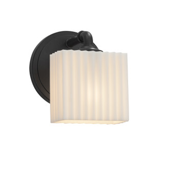 Porcelina One Light Wall Sconce in Matte Black (102|PNA846755PLETMBLK)