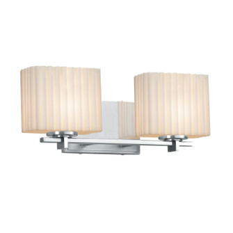 Porcelina Two Light Bath Bar in Brushed Nickel (102|PNA844255PLETNCKL)