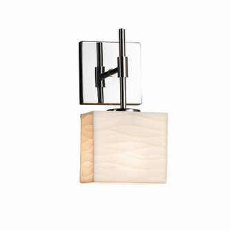 Porcelina One Light Wall Sconce in Brushed Nickel (102|PNA841755WAVENCKL)