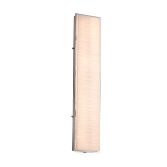 Porcelina LED Outdoor Wall Sconce in Brushed Nickel (102|PNA7567WWAVENCKL)