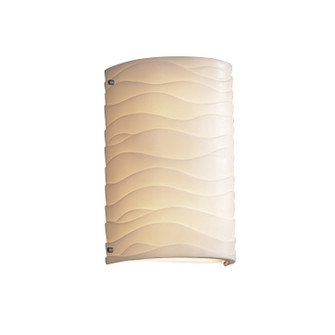 Porcelina LED Wall Sconce in Dark Bronze (102|PNA5541WAVEDBRZLED11000)