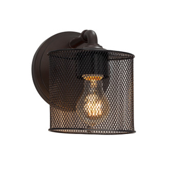 Wire Mesh One Light Wall Sconce in Matte Black (102|MSH846730MBLK)