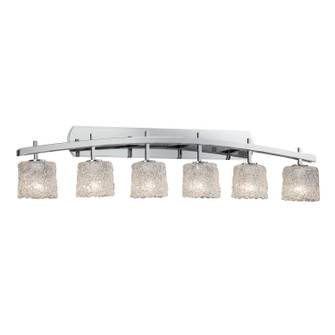 Veneto Luce Six Light Bath Bar in Polished Chrome (102|GLA859630LACECROM)