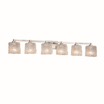 Veneto Luce Six Light Bath Bar in Brushed Nickel (102|GLA843630LACENCKL)