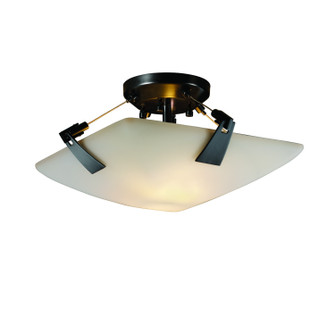 Fusion LED Semi-Flush Mount in Matte Black (102|FSN963025OPALMBLKLED22000)