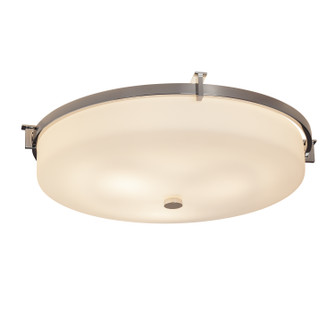 Fusion Three Light Flush-Mount in Dark Bronze (102|FSN8987OPALDBRZ)