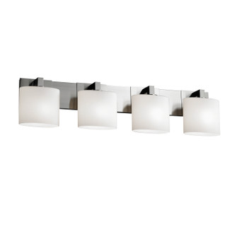 Fusion Four Light Bath Bar in Brushed Nickel (102|FSN892430OPALNCKL)
