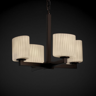 Fusion LED Chandelier in Matte Black (102|FSN882930RBONMBLKLED42800)