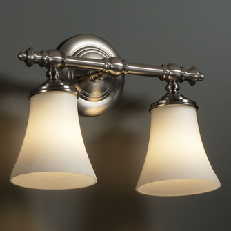 Fusion Two Light Bath Bar in Dark Bronze (102|FSN852220OPALDBRZ)