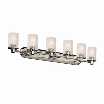 Fusion Six Light Bath Bar in Brushed Nickel (102|FSN851610SEEDNCKL)