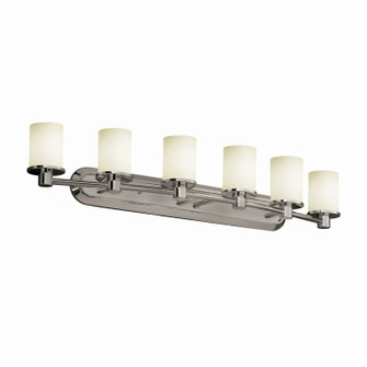 Fusion Six Light Bath Bar in Brushed Nickel (102|FSN851610OPALNCKL)