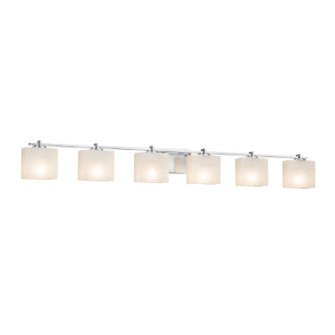 Fusion Six Light Bath Bar in Polished Chrome (102|FSN844655WEVECROM)