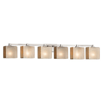 Fusion Six Light Bath Bar in Brushed Nickel (102|FSN843655MRORNCKL)