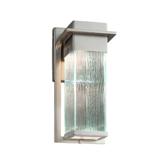 Fusion LED Outdoor Wall Sconce in Brushed Nickel (102|FSN7541WRAINNCKL)