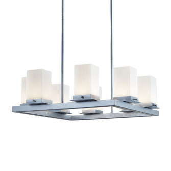 Fusion LED Outdoor Chandelier in Brushed Nickel (102|FSN7519WOPALNCKL)