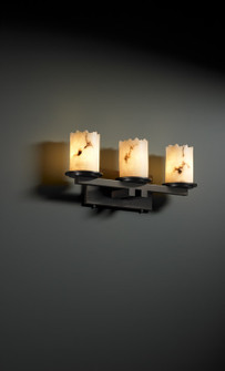 LumenAria Three Light Bath Bar in Matte Black (102|FAL877312MBLK)