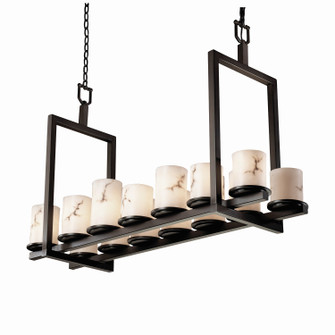 LumenAria LED Chandelier in Dark Bronze (102|FAL876910DBRZLED149800)