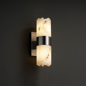 LumenAria Two Light Wall Sconce in Brushed Nickel (102|FAL876210NCKL)