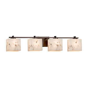 LumenAria Four Light Bath Bar in Dark Bronze (102|FAL844455DBRZ)