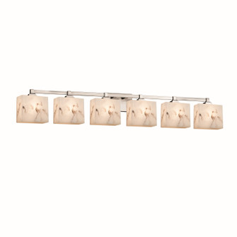LumenAria Six Light Bath Bar in Brushed Nickel (102|FAL843655NCKL)