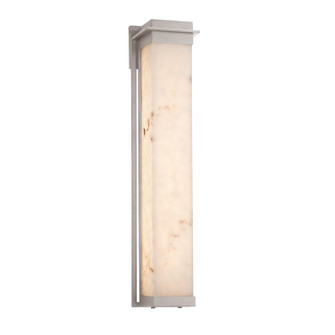 LumenAria LED Outdoor Wall Sconce in Brushed Nickel (102|FAL7546WNCKL)