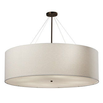 Textile Eight Light Pendant in Dark Bronze (102|FAB9597WHTEDBRZ)