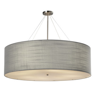 Textile Eight Light Pendant in Brushed Nickel (102|FAB9597GRAYNCKL)