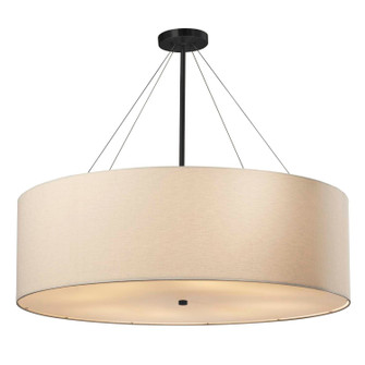Textile Eight Light Pendant in Matte Black (102|FAB9594CREMMBLK)