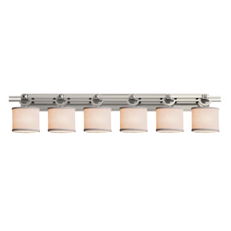 Textile LED Bath Bar in Brushed Nickel (102|FAB850630WHTENCKLLED64200)